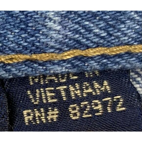 Vintage Smith's Workwear Jeans 1906 38x30 Blue Washed Denim Premium Denim Pocket - Picture 10 of 10